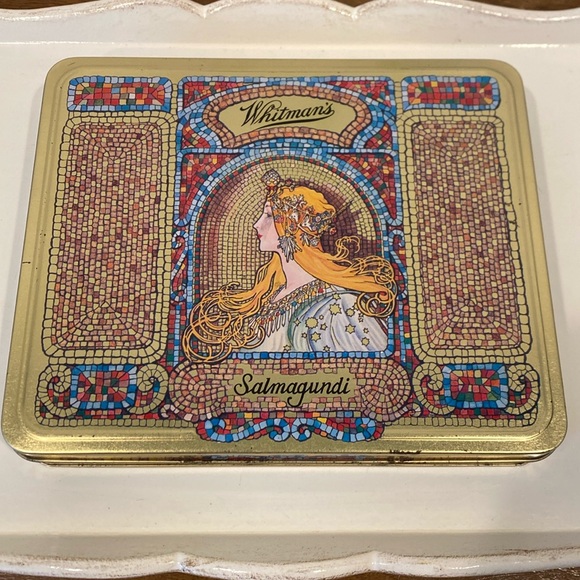 Whitman Other - Whitman's Candies Salmagundi Art Collector’s Tin Box - 8.25”x10”x1.5”